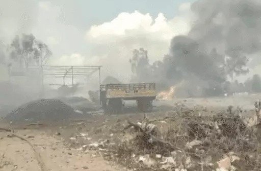 fire in firecracker factory